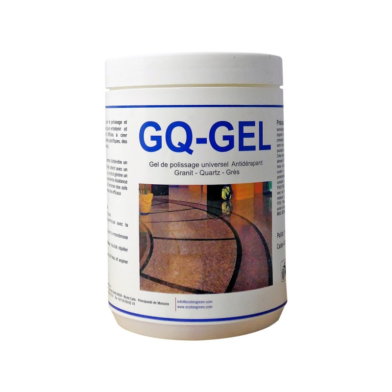 GQ-GEL 1 KG - Gel de polissage universel antidérapant : granit - quartz - grès.