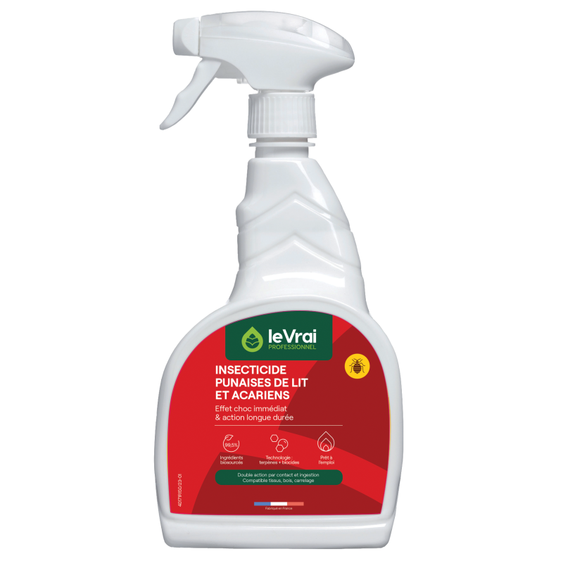 INSECTICIDE PUNAISES DE LIT ET ACARIENS - 750ML -