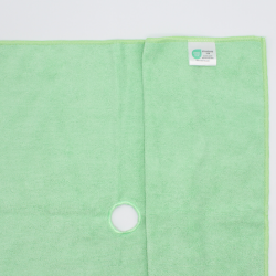 SERPILLERE A TROUS MICROFIBRE VERTE - 50X70CM - LOT DE 5