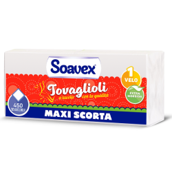 SERVIETTES BLANCHES - MAXI SCORTA - 450 SERVIETTES