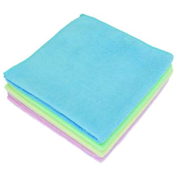 CARRE MICROFIBRE BLEU -...