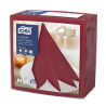 Tork PREMIUM LINSTYLE® SERVIETTE DINNER - 39X39CM - BORDEAU -