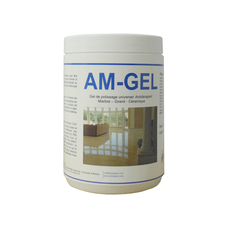 AM GEL 1 KG - Gel de polissage universel antidérapant : marbre - granit - céramique