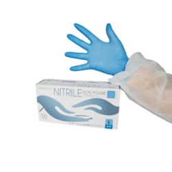 GANT NITRILE NON POUDRÉ -...
