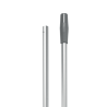MANCHE ALUMINIUM - PERCE - AVEC POIGNEE ERGONOMIQUE - 145CM -