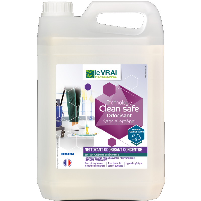 CLEAN SAFE NETTOYANT ODORISANT CONCENTRE 5L LE VRAI